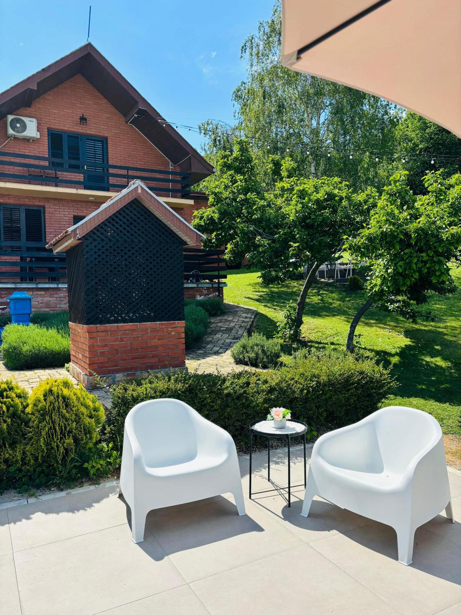 Vila Fruska Pool House Sremska Kamenica Exteriér fotografie